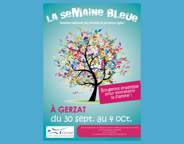 La semaine bleue à Gerzat – Du lundi 30 septembre au vendredi 4 octobre 2024