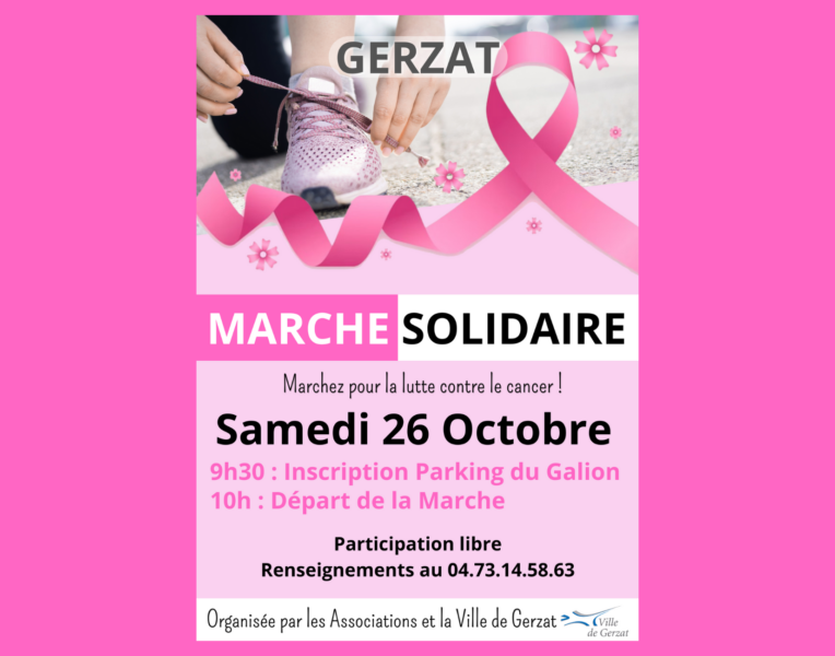 Marche solidaire – Lutte contre le cancer !